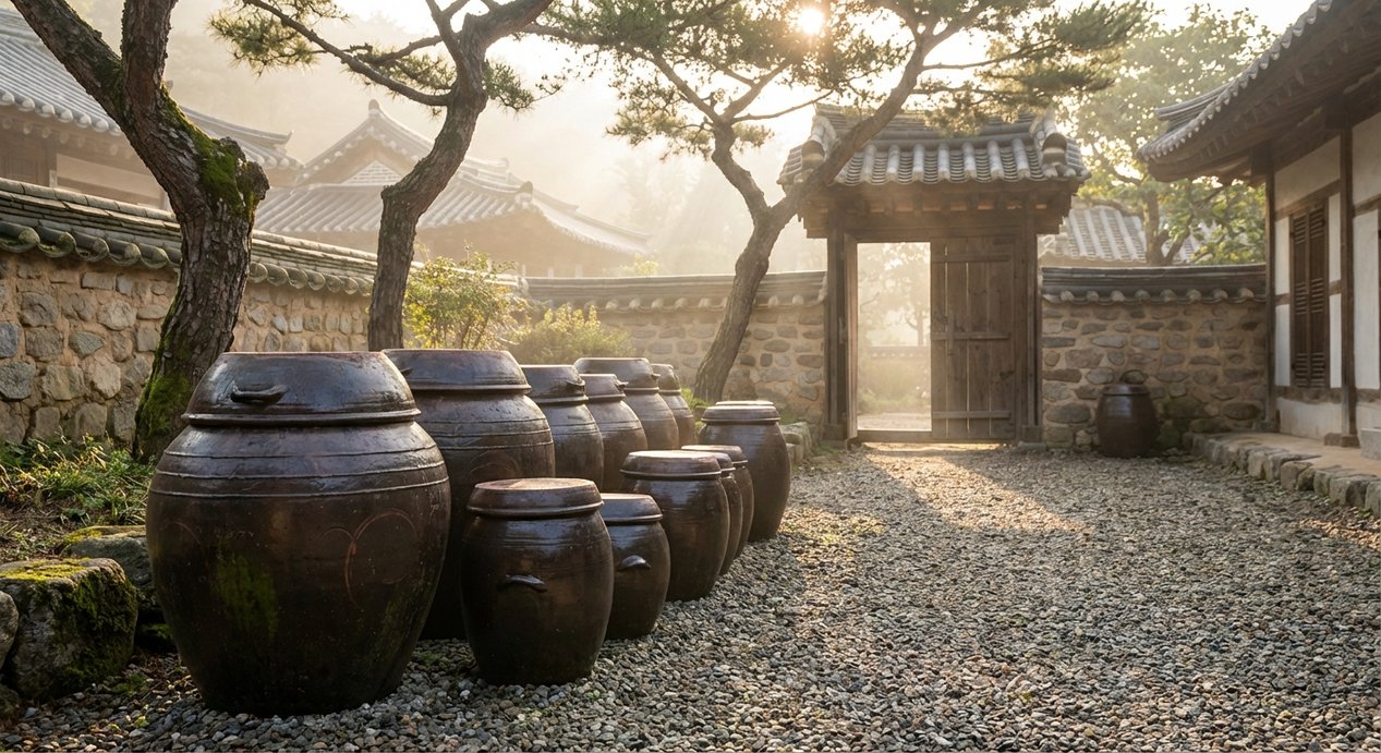 항아리 저온 숙성