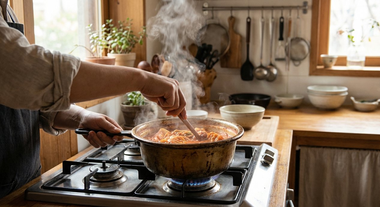 주방에서 간편한 조리