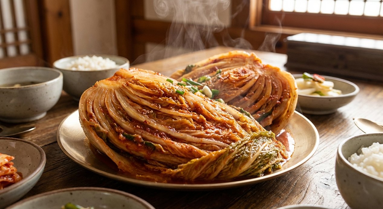 담온 통김치 숙성찜